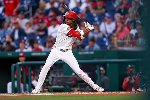 CJ Abrams in action