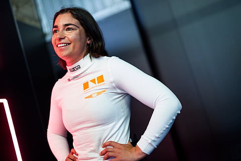 Jamie Chadwick during the test day of Le Mans' Circuit de la Sarthe 