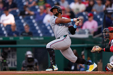 Miami Marlins shortstop Otto Lopez