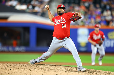 Cincinnati Reds pitcher Tony Santillan