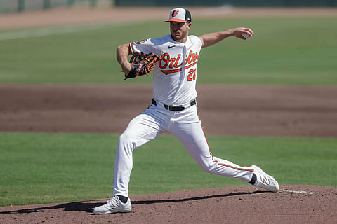 Baltimore Orioles pitcher Trevor Rogers
