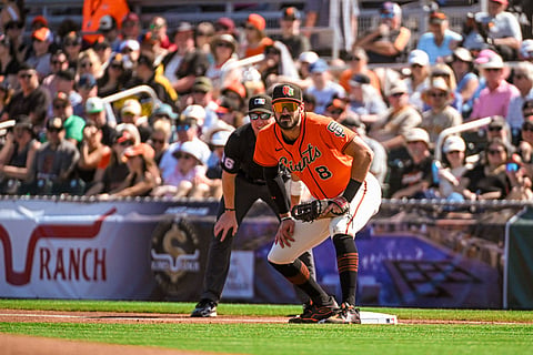 San Francisco Giants baseman Bryce Eldridge