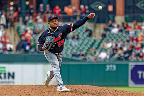 Detroit Tigers pitcher Framber Valdez