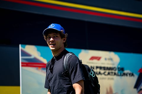 Kimi Antonelli at the Barcelona Grand Prix