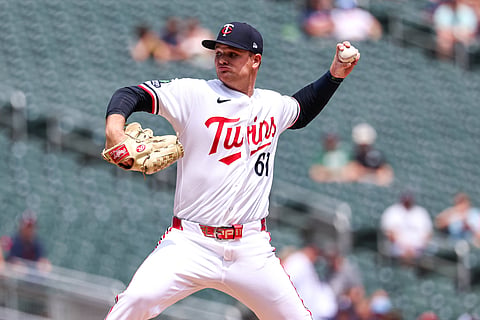 Minnesota Twins starting pitcher Connor Prielipp