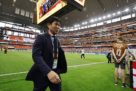 Japan coach Hajime Moriyasu