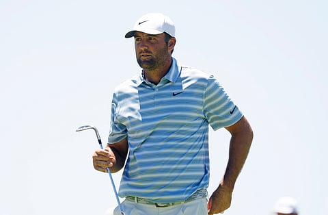 Scottie Scheffler at the US Open Golf Championship