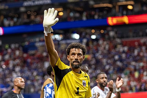Cape Verde goalkeeper Vozinha in tears at full time against Spain