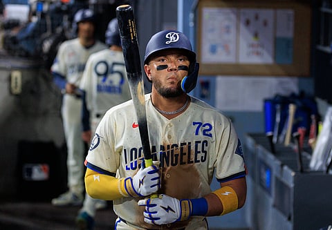 Miguel Rojas of Los Angeles Dodgers