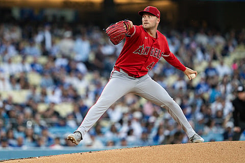 Los Angeles Angels pitcher Reid Detmers 