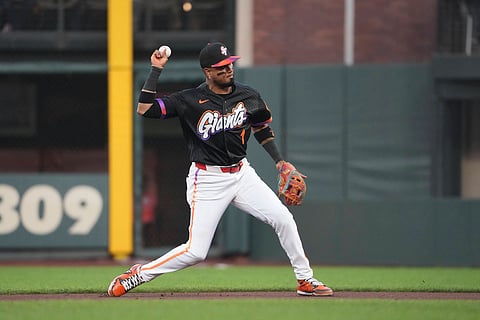 Luis Arraez in action