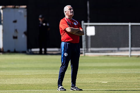 Paraguay head coach Gustavo Alfaro