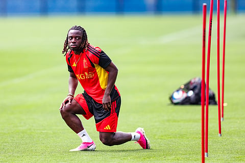 Belgium winger Jeremy Doku
