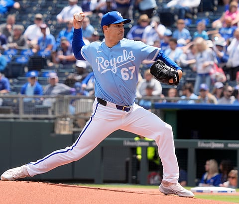 Kansas City Royals starting pitcher Seth Lugo