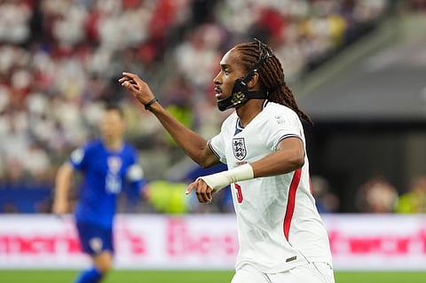 Djed Spence in action against Croatia