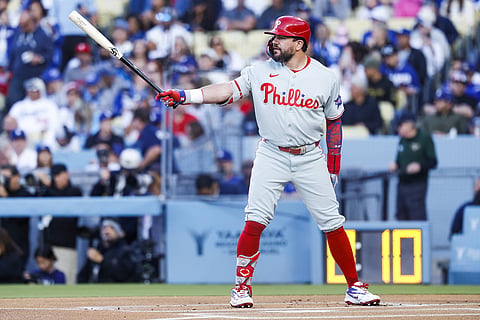 Philadelphia Phillies designated hitter Kyle Schwarber 