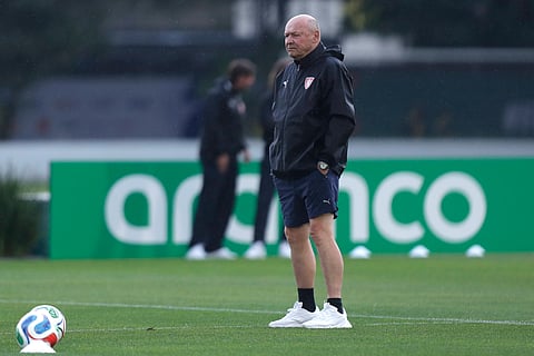Czech Republic coach Miroslav Koubek