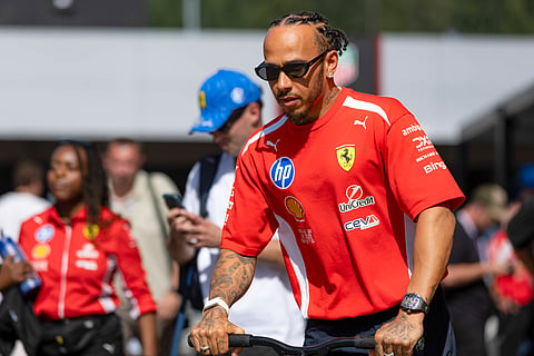 Lewis Hamilton entering the Austrian Grand Prix 