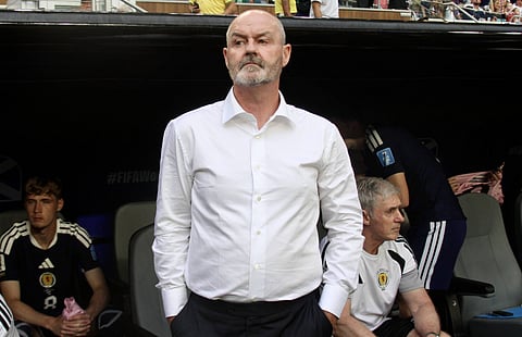 Scotland coach Steve Clarke 