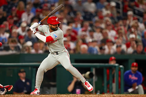 Philadelphia Phillies right fielder Derek Hill 