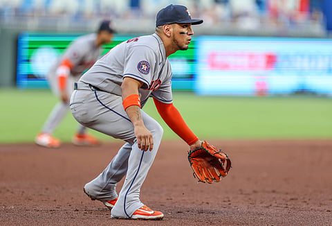 Houston Astros infielder Isaac Paredes