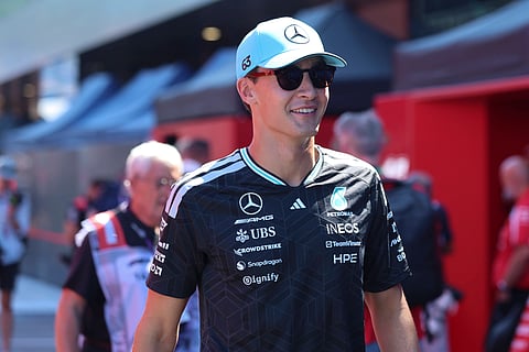 George Russell at the Austrian Grand Prix