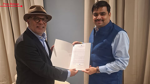 M. Amendra-Hauser, President and CEO of M.A.H. International Corporation and Shrikant Pandey, Managing Director and Founder of Indiamanthan Publications and Media Private Limited