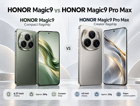 HONOR Magic9 Pro Max vs Magic9: Flagship Face-Off