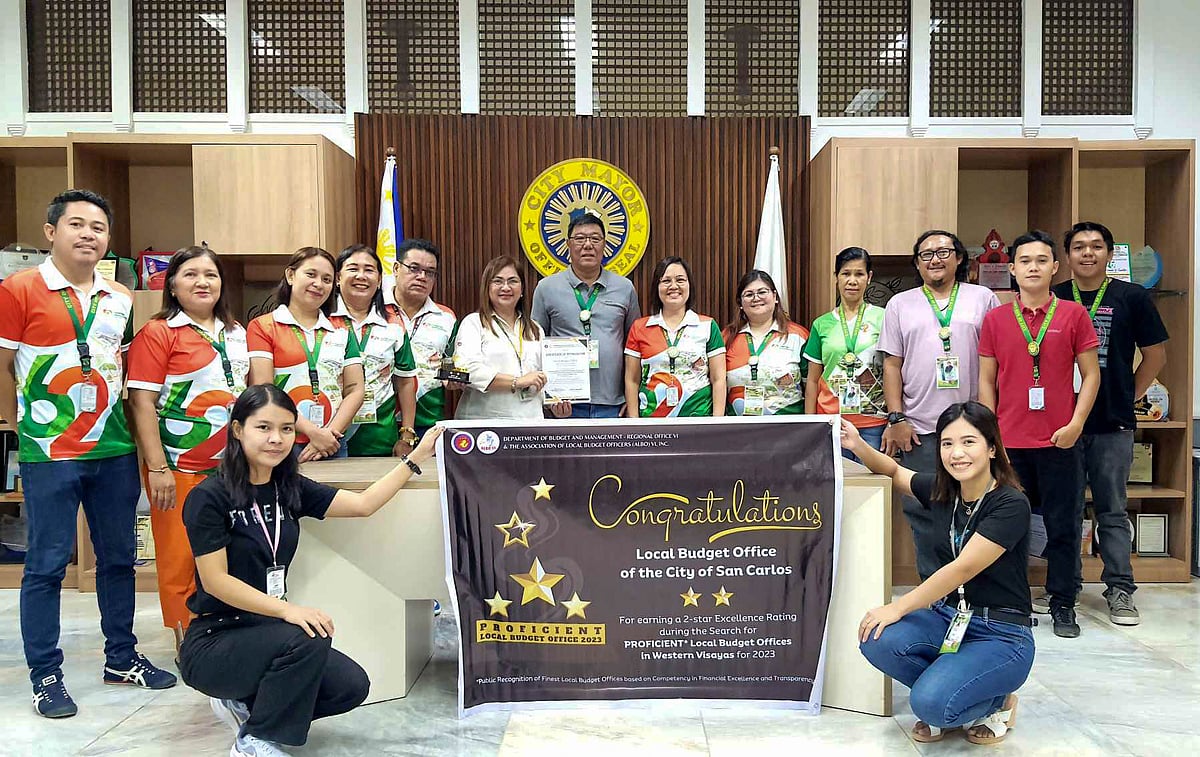 San Carlos City Budget Office Receives 2-Star PRoFiCiEnT Award for Financial Excellence - Vimarsana News