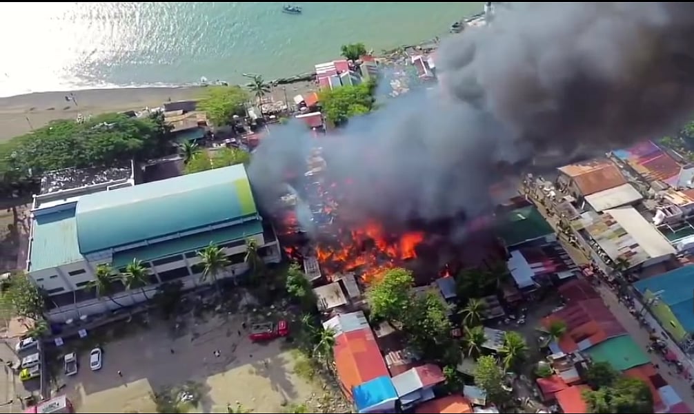 Fire destroys 80 houses in Talisay City - Vimarsana News