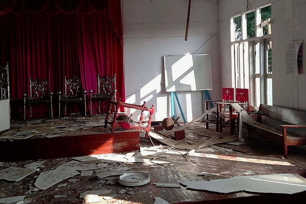 Churches, temples and monasteries regularly hit by airstrikes in Myanmar - Vimarsana News