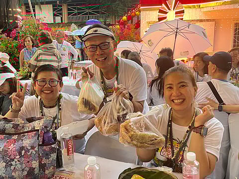 Participants of the Suroy Suroy Sugbo were still overjoyed as they were able to take home delicacies of Borbon town, on Thursday afternoon, January 25, 2024.