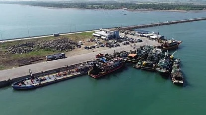 COMMERCIAL HUB. The commercial port of Cadiz City in Negros Occidental in this file photo. The northern Negros city is being eyed as a potential agriculture hub for Metro Manila using its port and the port of Batangas as conduit ports. 
