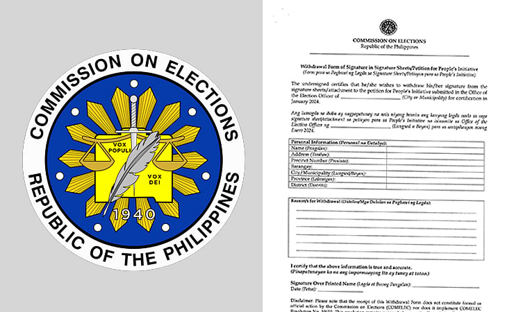 Pirma shrugs off intro of Comelec withdrawal form - Vimarsana News