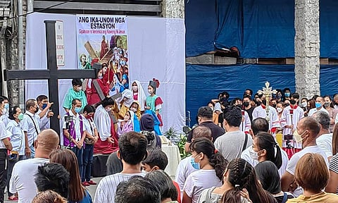 After two years, the yearly Station of the Cross procession resumes on Good Friday this year, April 15, 2022 amid the ongoing Covid-19 pandemic.