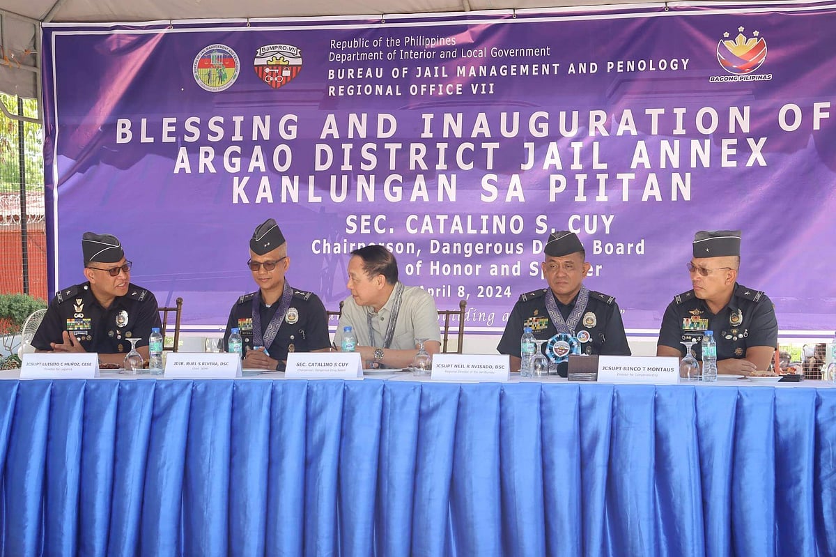 BJMP unveils new drug reformatory center in Argao - Vimarsana News