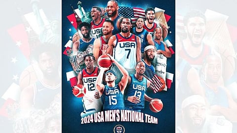 STAR-STUDDED. The USA men’s basketball team is pulling out all the stops to defend its gold medal in the Paris 2024 Olympics with a powerhouse lineup featuring NBA superstars LeBron James, Kevin Durant, and Stephen Curry. The team includes seven Olympic gold medalists. FIBA/NBA PHOTOS
