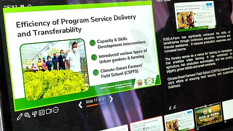 Iloilo City Rise-A-Farm vies for Walang Gutom awards