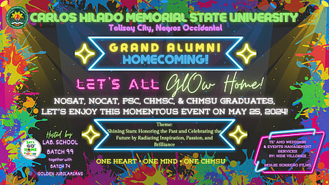 Alumni homecoming at CHMSU all set