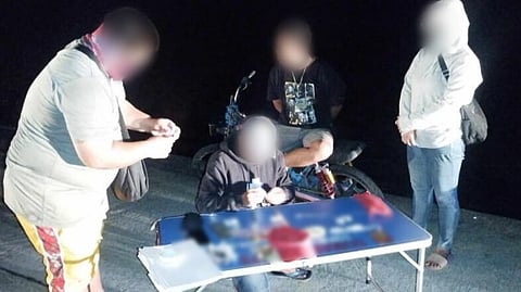 ILOILO. Police officers apprehend suspected drug vendor and seize 45 grams of suspected shabu worth P304,000 in Barangay Sapao, Dumangas, Iloilo.