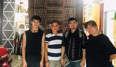 Filmmaker KL Carpio, Comm. Reden Ulo of NCCA, Folklorist Karl Gaverza and Teacher Maita Rue.