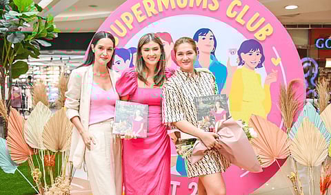 SuperMoms Patti Grandidge Herrera, and Juana Manahan-Yupangco, Dimples Romana at the SM SuperMoms Club Meetup in July 2023