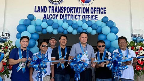 LTO 7 Director Glen G. Galario led the opening of the new district office in Alcoy town in southern Cebu on Friday, July 5, 2024.