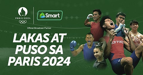 Catch the action live as Team Philippines competes for flag and country in the upcoming Paris 2024 Olympics with Smart, the official broadcast partner. 