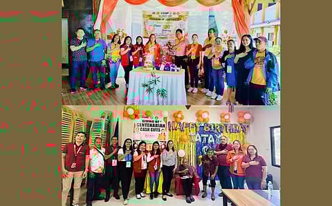 Centenarians Vicente Eleonor from Calamba town and Rufina Ybañez Sumanduran from Don Victoriano, and marked their 100th birthday in September and were honored by the province of Misamis Occidental, with each receiving a P100,000 cash gift from the provincial government and an additional P100,000 from the national government.