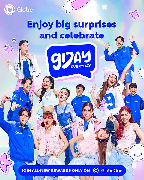 ‘Oh My G! It’s G DAY Everyday!’: Globe Telecom introduces exciting all-new rewards to loyal consumers in celebration of G DAY 2024.