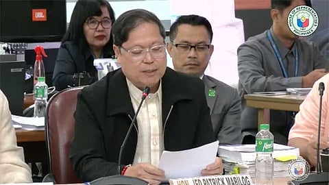 MANILA. Former Iloilo City mayor Jed Mabilog during the House of Representatives' hearing on Thursday, September 19, 2024.