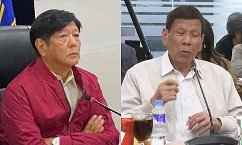 MANILA. President Ferdinand “Bongbong” Marcos Jr. and former President Rodrigo Duterte.