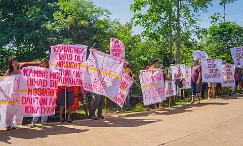 The consultative meeting on Wednesday, December 4, 2024, between the residents of Sta. Cruz, Davao del Sur, and a concrete production firm, which was supposedly required to renew its quarrying permit in parts of Pilan River in Barangay Zone II, turned into a protest.