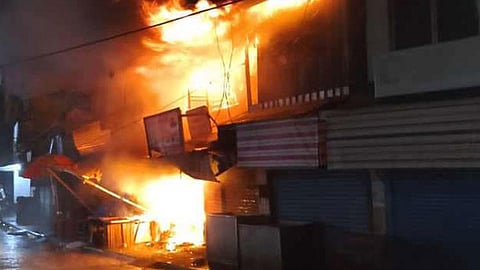 ZAMBOANGA. Three people die in an hour-long fire incident that hit a closely built community in Kaumpurnah Zone 1 village, Isabela City, Basilan province on Monday, December 9, 2024. 
